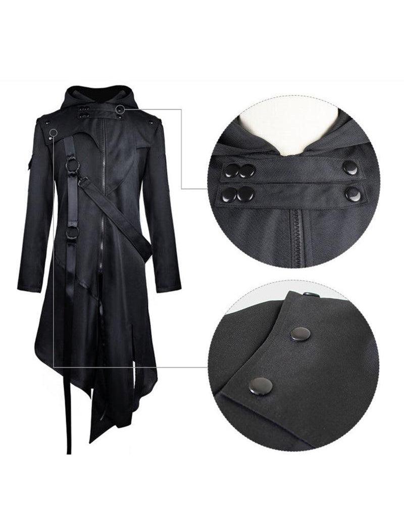 Irregular Ribbons Cool Long Jacket - Techwear Official