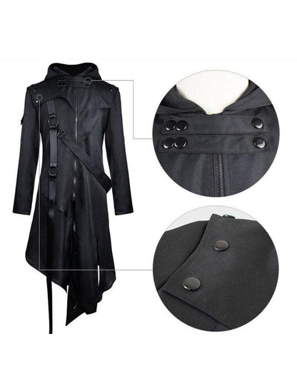 Irregular Ribbons Cool Long Jacket - Techwear Official