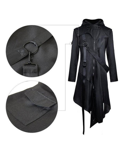 Irregular Ribbons Cool Long Jacket - Techwear Official