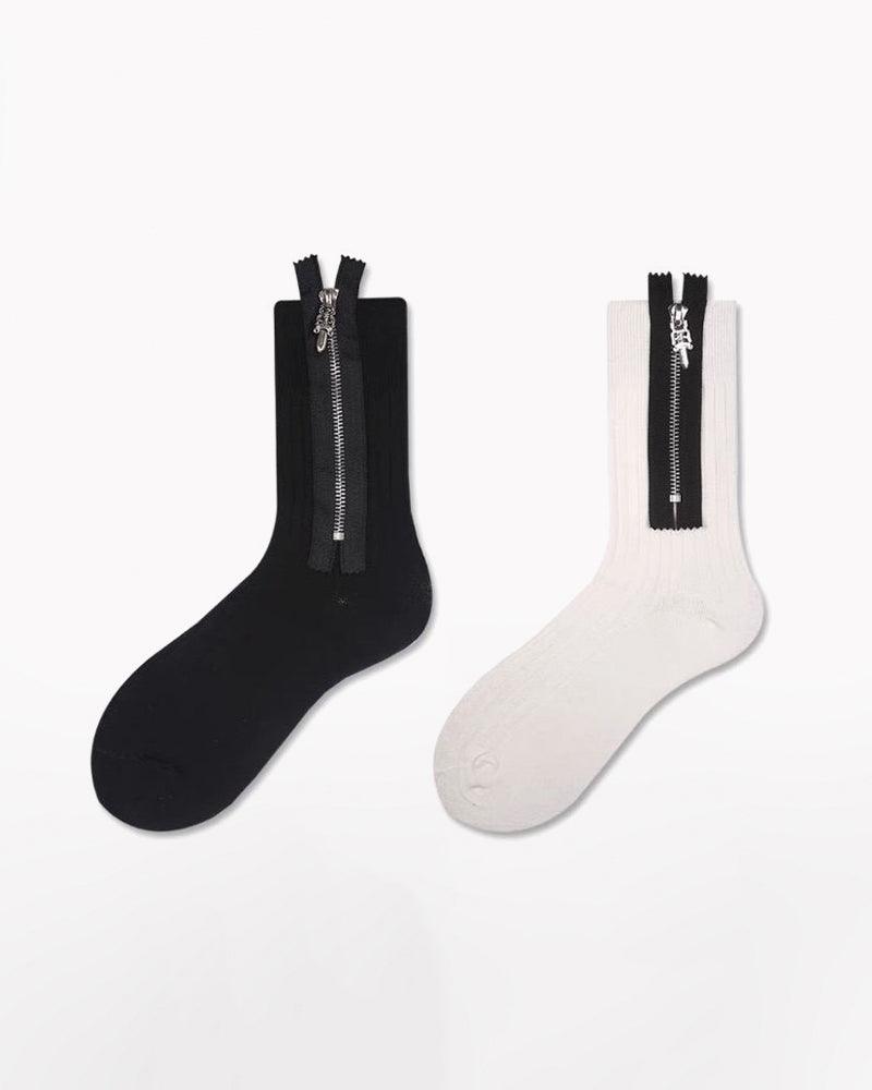 Japanese Style Sword Zipper Sports Socks - Techwear Official