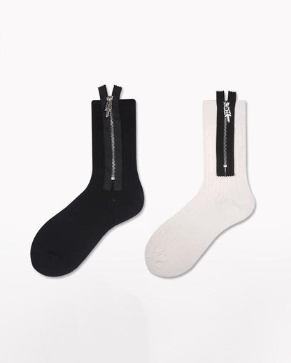 Japanese Style Sword Zipper Sports Socks - Techwear Official