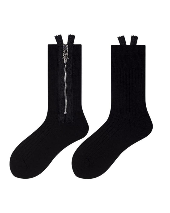 Japanese Style Sword Zipper Sports Socks - Techwear Official