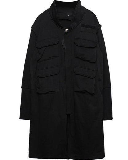 long coat,long black coat,Japanese techwear,techwear outfits,futuristic clothing,cyberpunk clothing,long coat,long black coat,black cloak,black cape,techwear jacket, tech jacket,cyberpunk jacket, cyberpunk techwear jacket, cyberpunk samurai jacket, samurai jacket cyberpunk,ninja costume,ninja halloween costume,samurai jacket,cyberpunk style jacket,techwear,tech wear,affordable techwear,techwear fashion