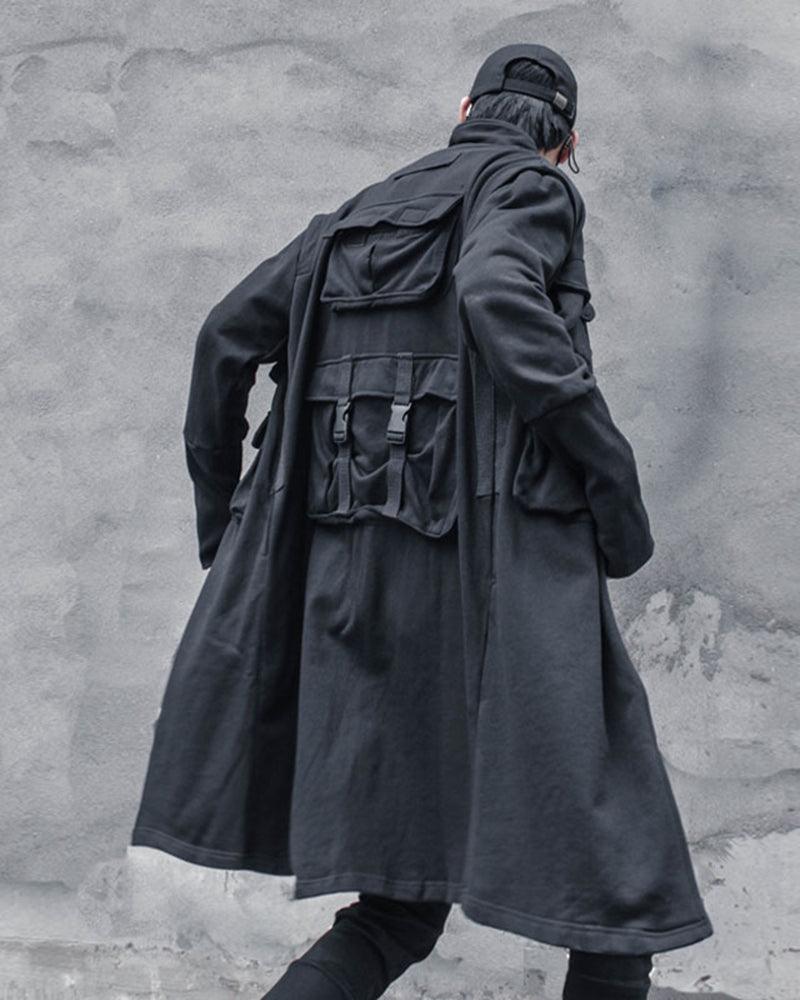 Yamamoto Japanese Techwear Long Cargo Coat – Techwear Official
