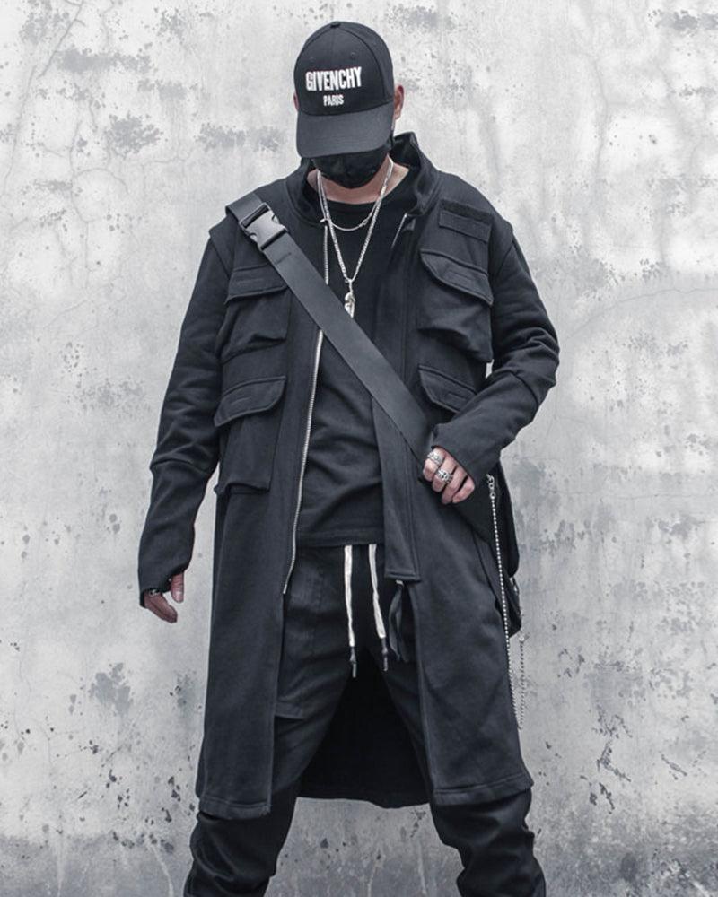 Techwear discount long coat