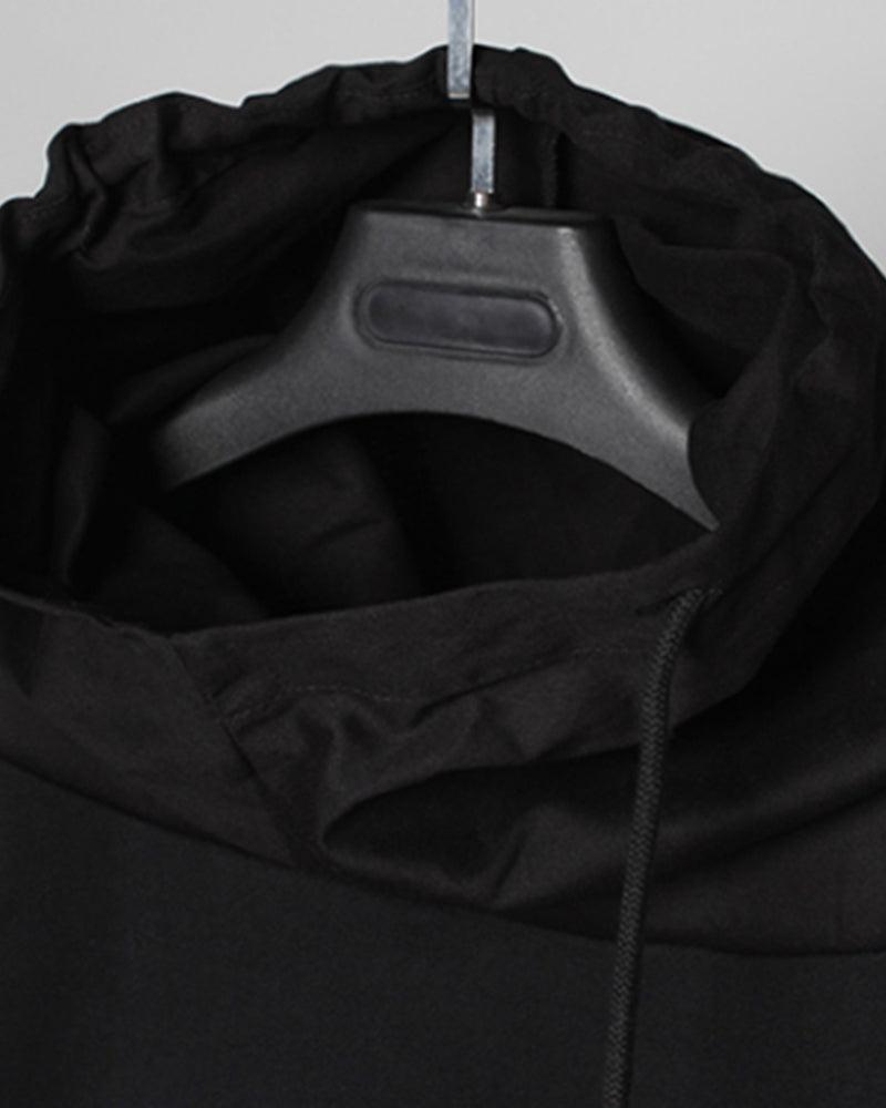 Life Is Meaningless Hoodie Cloak - Techwear Official