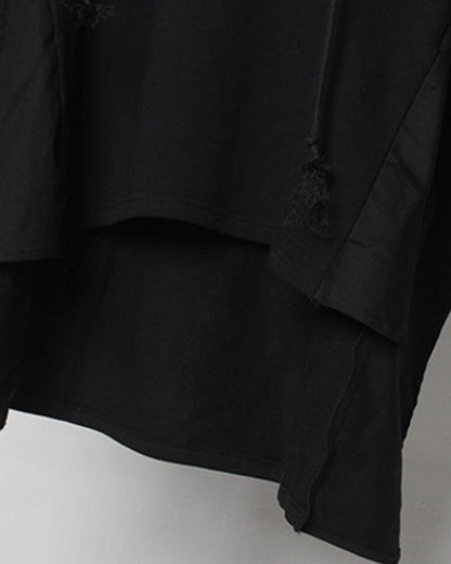 Life Is Meaningless Hoodie Cloak - Techwear Official