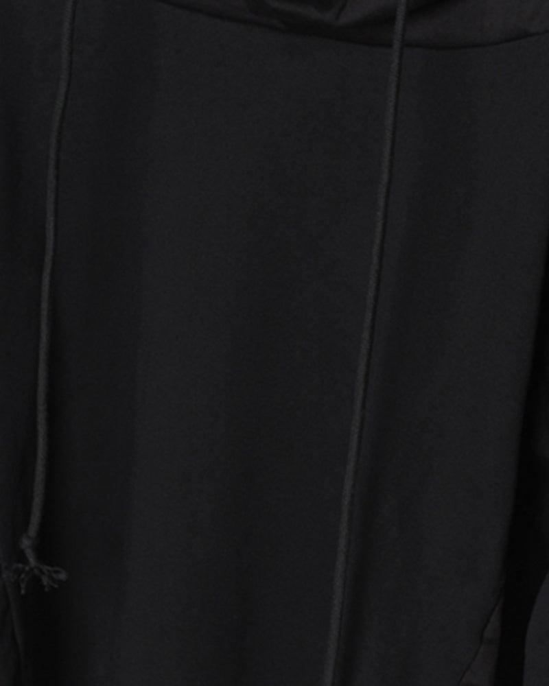 Life Is Meaningless Hoodie Cloak - Techwear Official