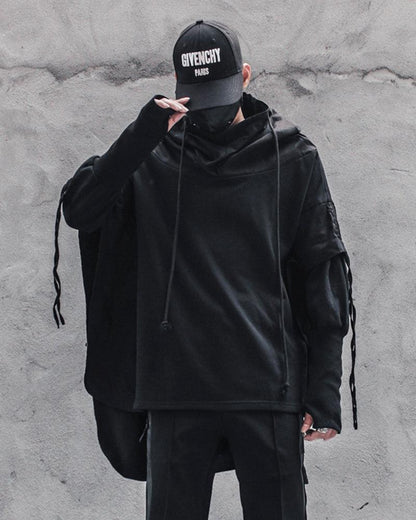 mens hoodie,men hoodies,hoodies for men,techwear hoodie,cyberpunk techwear hoodie,japanese techwear hoodie,cyberpunk hoodie,samurai hoodie,ninja hoodie,black hoodie,black hoodie mens,heavyweight hoodie,cool hoodie,japanese hoodie,streetwear hoodie,black essentials hoodie,pullover hoodie,techwear,affordable techwear,techwear fashion,Japanese techwear,techwear outfits,futuristic clothing,cyberpunk clothing,cyberpunk techwear,cyberpunk fashion