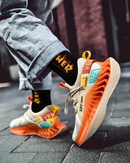 Light Up The Night Reflective Sneakers - Techwear Official