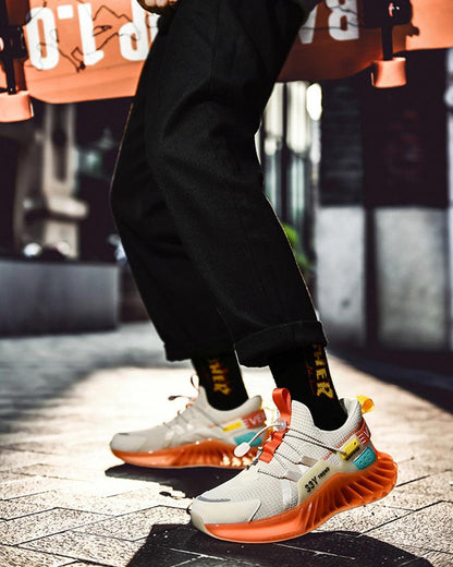 Light Up The Night Reflective Sneakers - Techwear Official