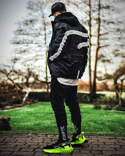 Light Up The Night Reflective Sneakers - Techwear Official