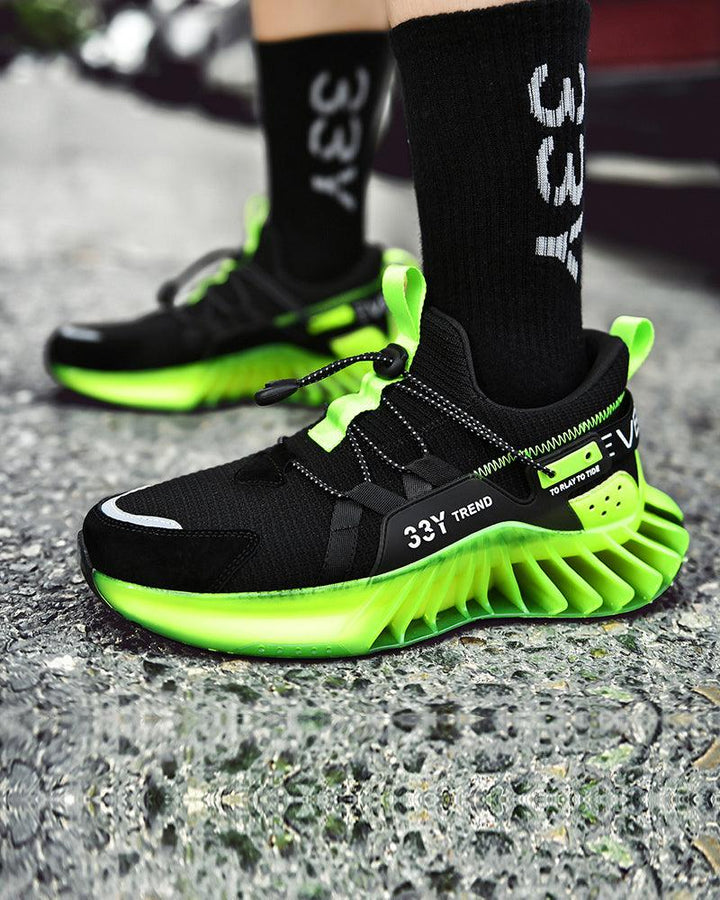 Light Up The Night Reflective Sneakers - Techwear Official