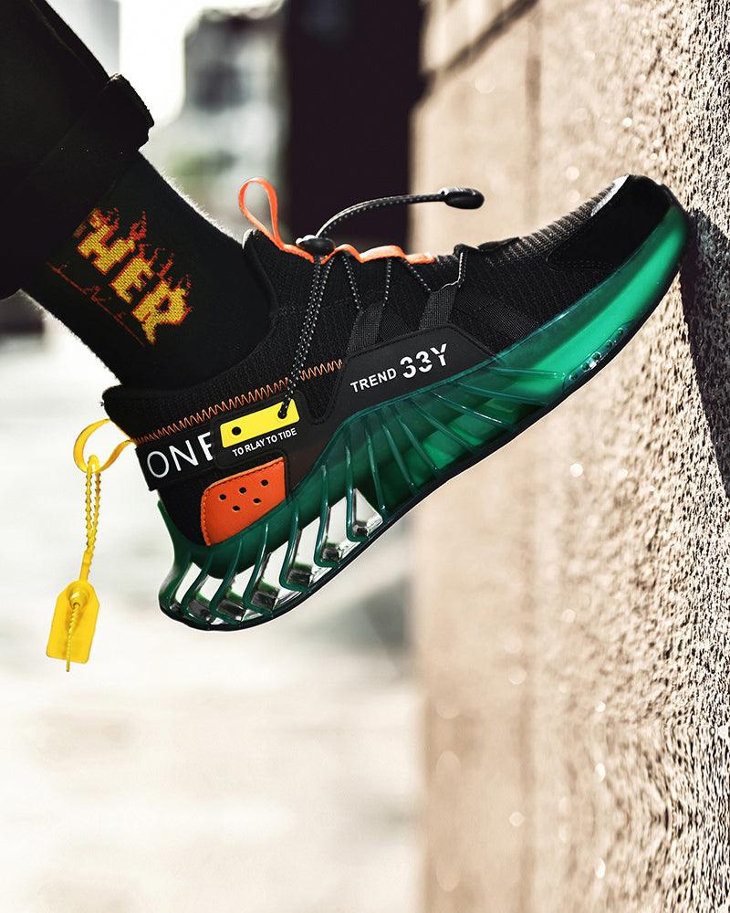 Light Up The Night Reflective Sneakers - Techwear Official