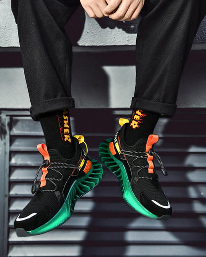 Light Up The Night Reflective Sneakers - Techwear Official