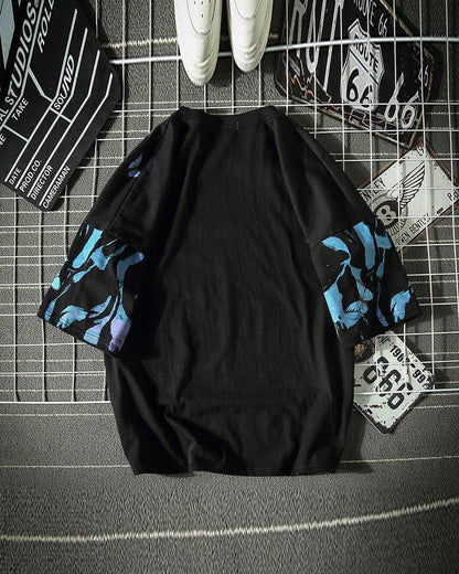 Like A Blue Butterfly Boom Time T-Shirt - Techwear Official