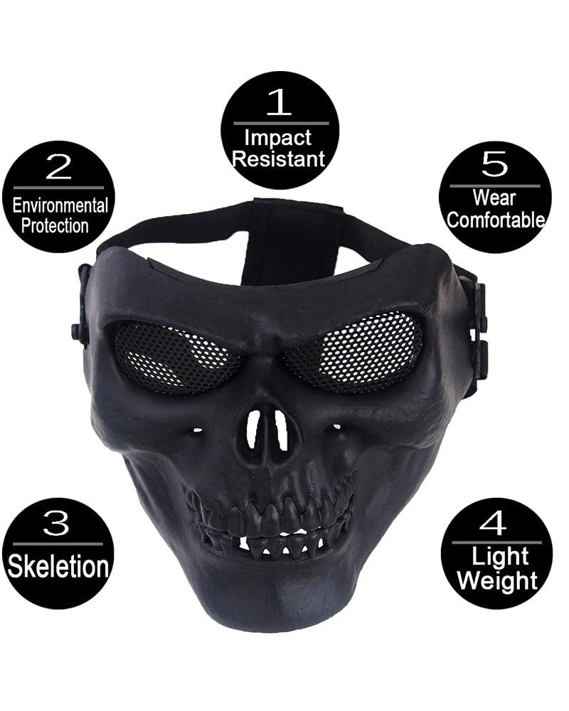 Lonely To Suffocation Skull Mask - Techwear Official