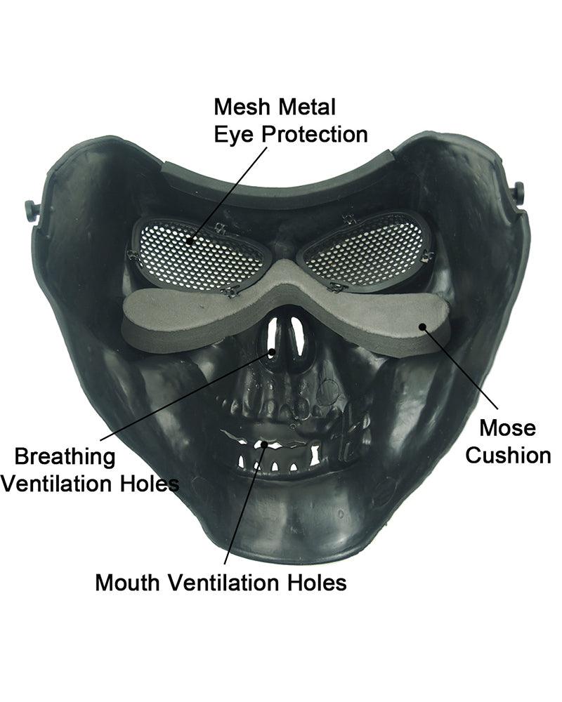 Lonely To Suffocation Skull Mask - Techwear Official