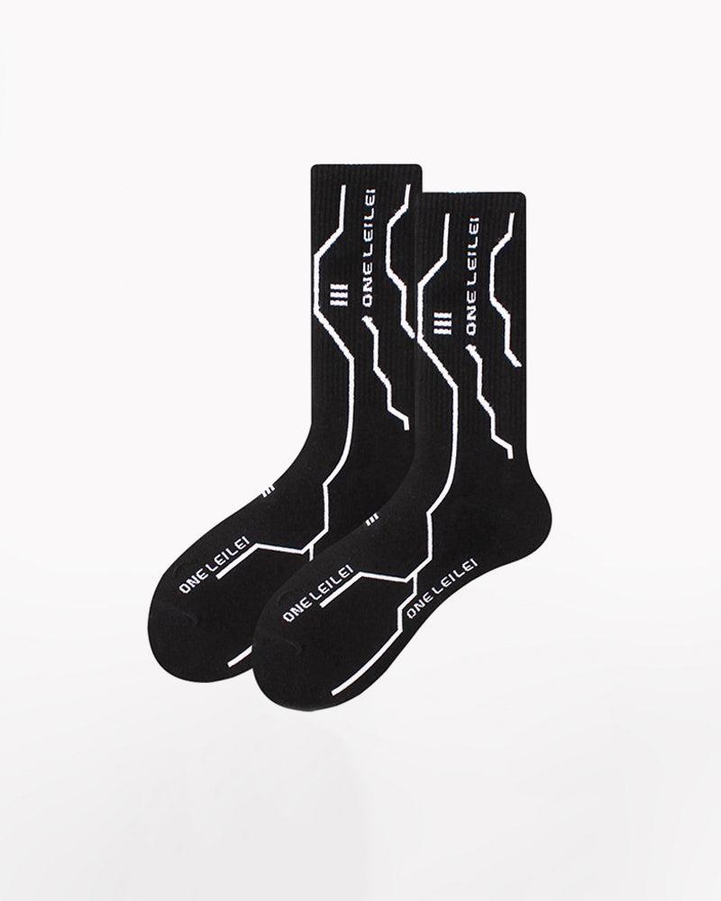 Lonely Warrior Cyberpunk Socks - Techwear Official