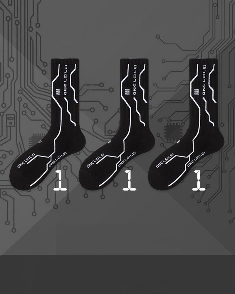 Lonely Warrior Cyberpunk Socks - Techwear Official