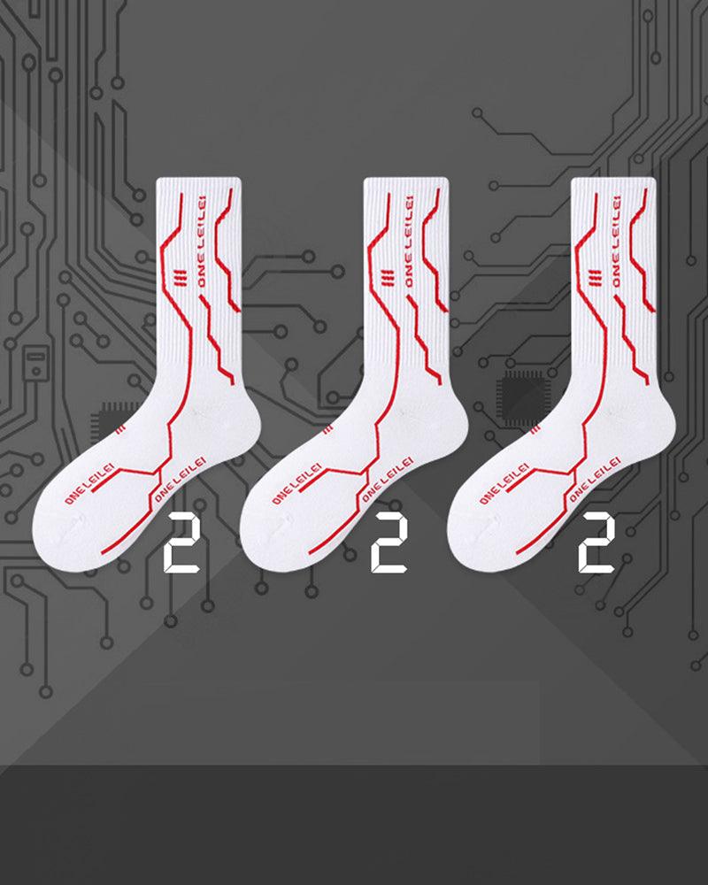 Lonely Warrior Cyberpunk Socks - Techwear Official