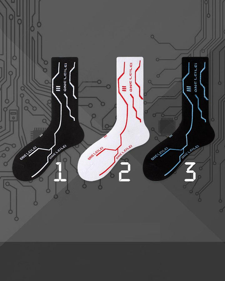 Lonely Warrior Cyberpunk Socks - Techwear Official