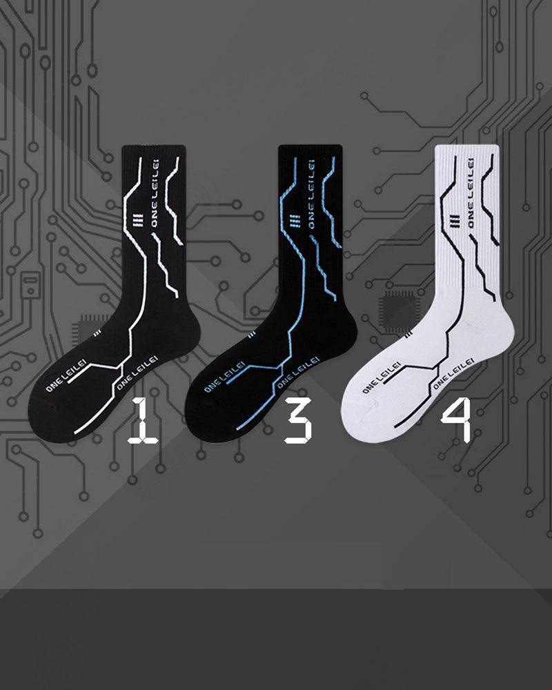 Lonely Warrior Cyberpunk Socks - Techwear Official