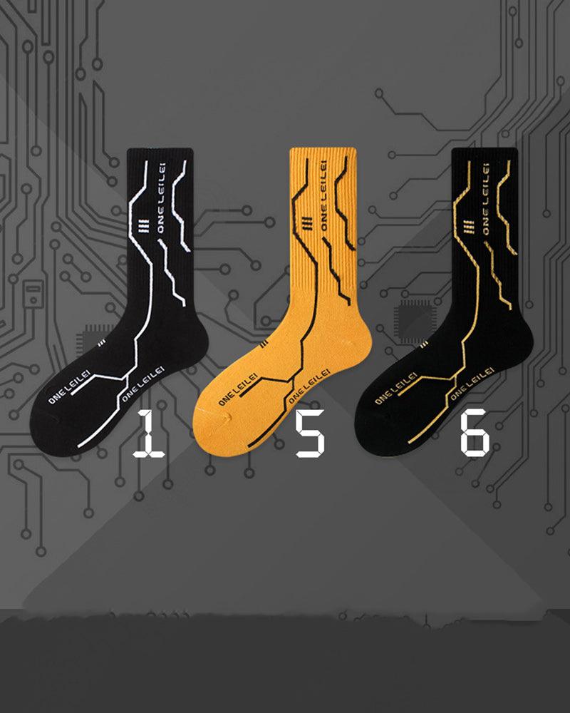 Lonely Warrior Cyberpunk Socks - Techwear Official