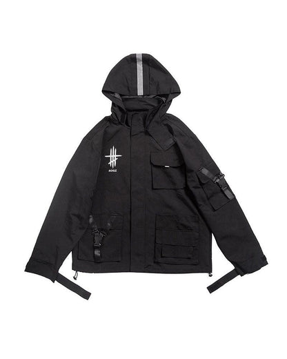 Lost In Thought Reflective Hooded Jacket - Techwear Official