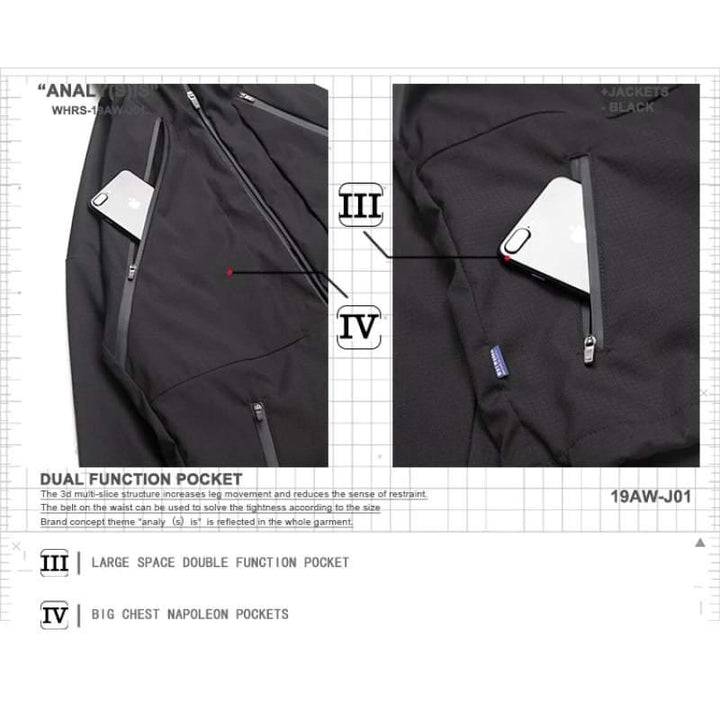 Cyberpunk Dual Function Pocket Jacket – Techwear Official