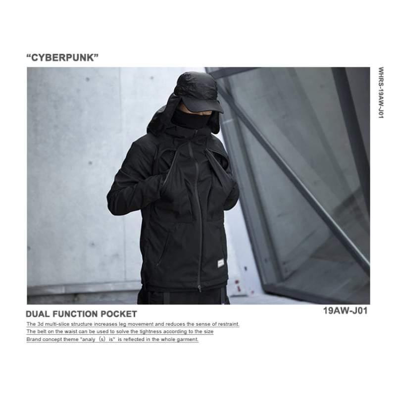 Cyberpunk Dual Function Pocket Jacket – Techwear Official