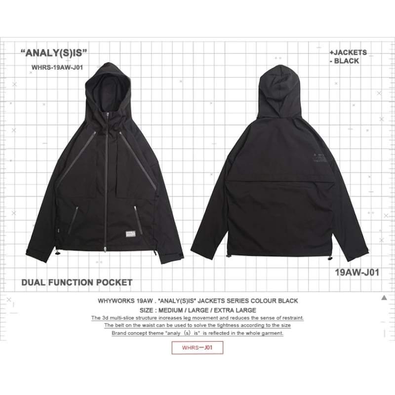 Cyberpunk Dual Function Pocket Jacket – Techwear Official