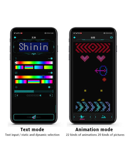 M-Zone Rhythm Cyberpunk Shining Glasses ( Customizable Text And Image Available) - Techwear Official