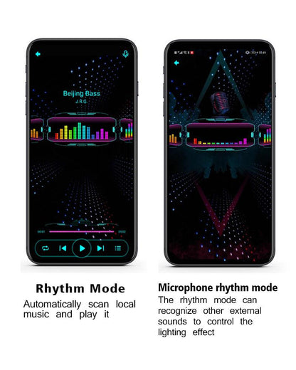 M-Zone Rhythm Cyberpunk Shining Glasses ( Customizable Text And Image Available) - Techwear Official