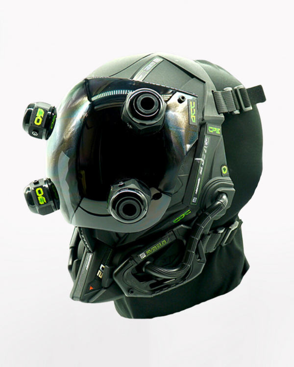 Hi Tech Mask Cyberpunk Helmet | Cyberpunk Mask – Techwear Official