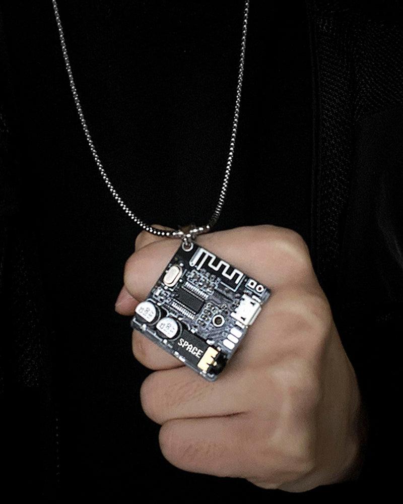 Mechanical Code Bluetooth Receiver Necklace - Techwear Official