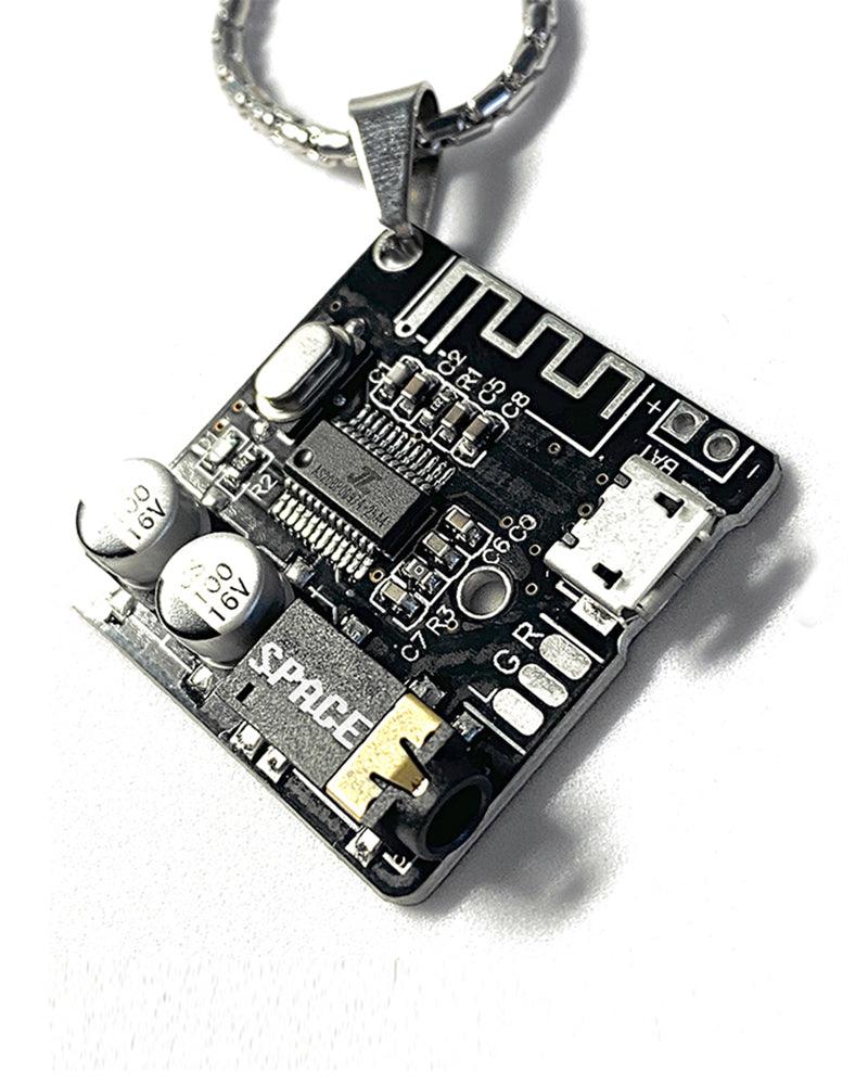 Mechanical Code Bluetooth Receiver Necklace - Techwear Official