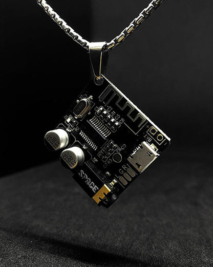 Mechanical Code Bluetooth Receiver Necklace - Techwear Official