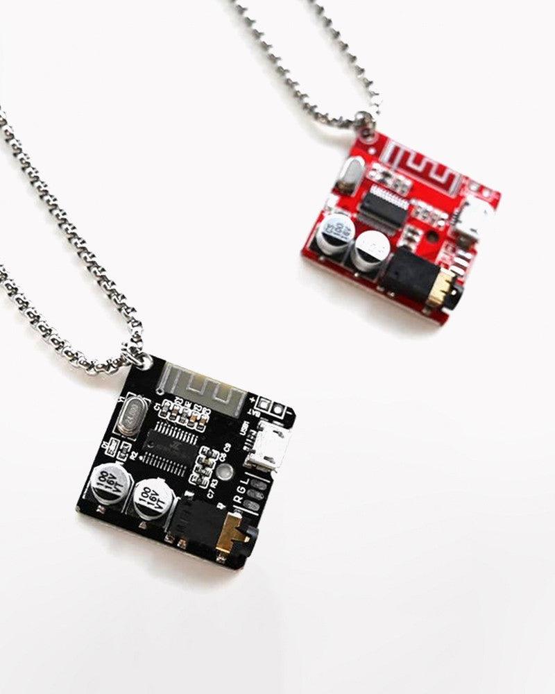 Mechanical Code Bluetooth Receiver Necklace - Techwear Official