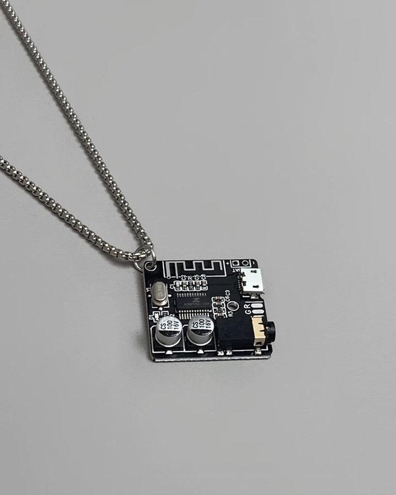 Mechanical Code Bluetooth Receiver Necklace - Techwear Official