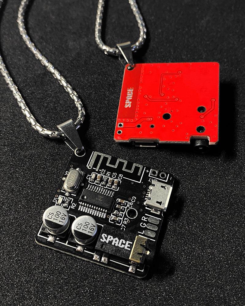 Mechanical Code Bluetooth Receiver Necklace - Techwear Official