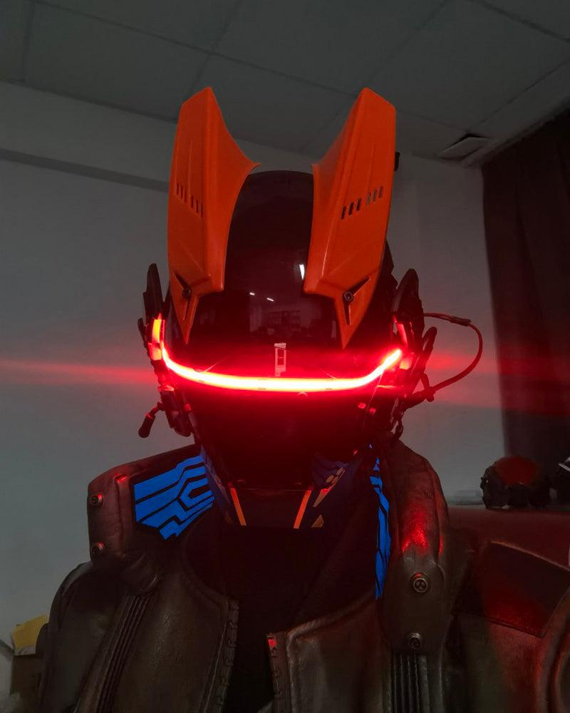 cyberpunk helmet,cyberpunk mask,cyberpunk mask helmet,led halloween mask,led mask halloween,cyberpunk art,cyberpunk fashion,cyber fashion,cyberpunk aesthetic,sci fi helmet,futuristic helmet,techwear mask,black face mask,led mask,led face mask,halloween mask