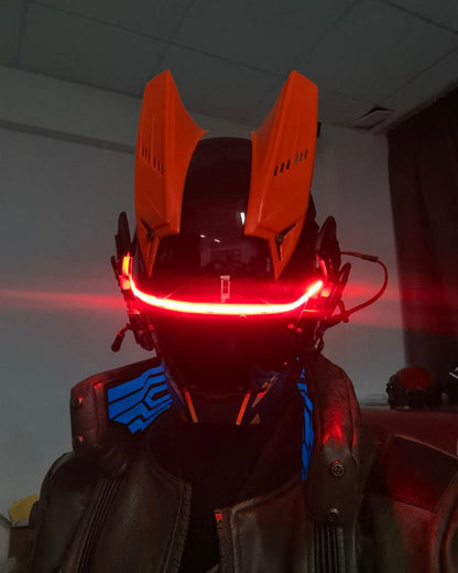 cyberpunk helmet,cyberpunk mask,cyberpunk mask helmet,led halloween mask,led mask halloween,cyberpunk art,cyberpunk fashion,cyber fashion,cyberpunk aesthetic,sci fi helmet,futuristic helmet,techwear mask,black face mask,led mask,led face mask,halloween mask