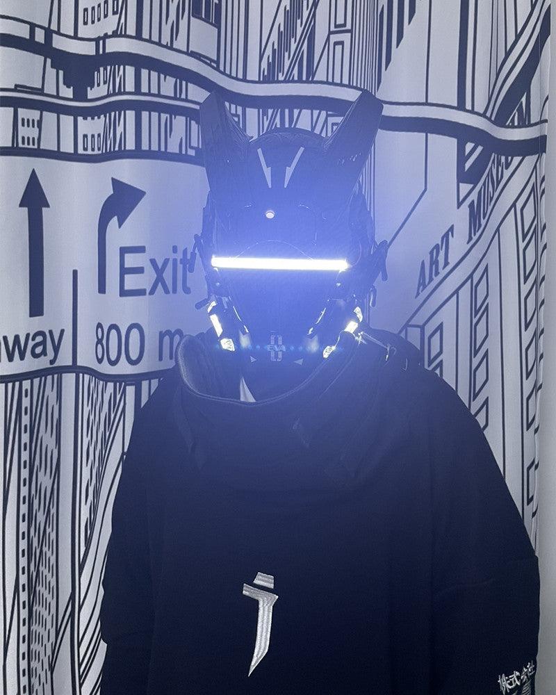 cyberpunk helmet,cyberpunk mask,cyberpunk mask helmet,led halloween mask,led mask halloween,cyberpunk art,cyberpunk fashion,cyber fashion,cyberpunk aesthetic,sci fi helmet,futuristic helmet,techwear mask,black face mask,led mask,led face mask,halloween mask