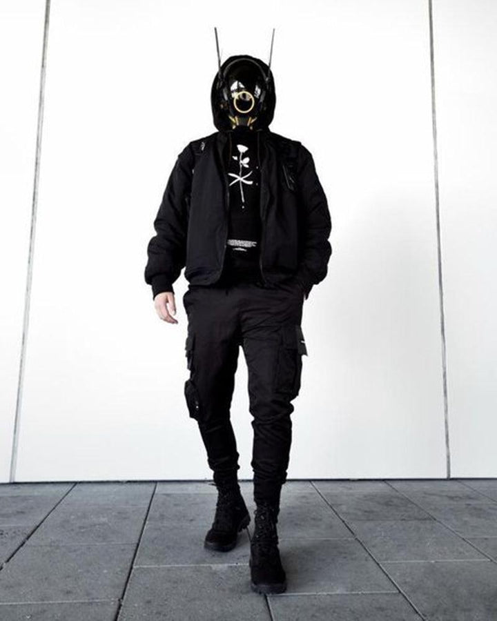Metaverse Shock Futuristic LED Cyberpunk Helmet Mask – Techwear Official