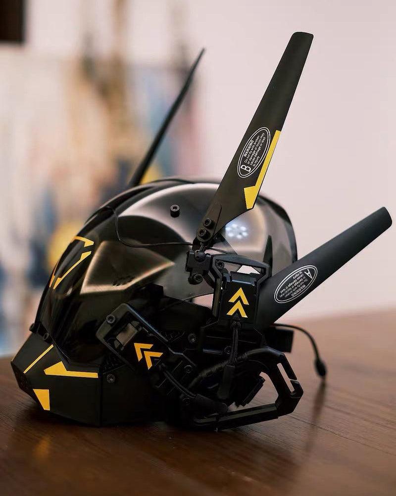 Metaverse Shock Futuristic LED Cyberpunk Helmet Mask – Techwear Official