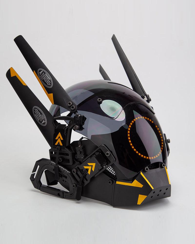 Metaverse Shock Futuristic Cyberpunk Mask (LEDs available in 6 colors) - Techwear Official