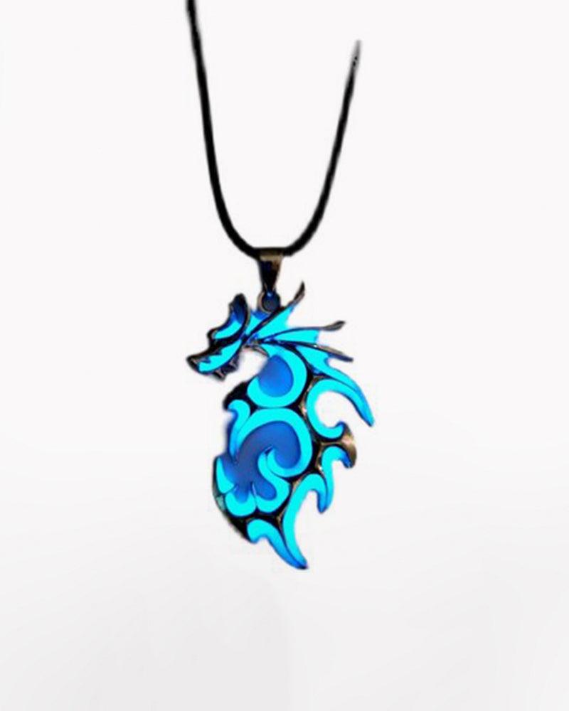 Midnight Glow Dragon Necklace - Techwear Official