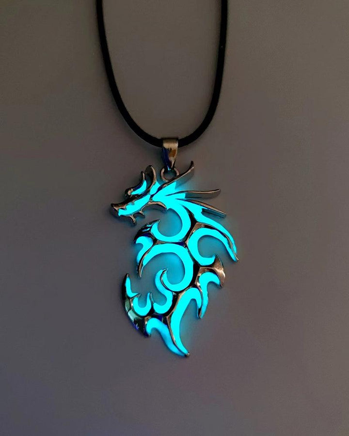 Midnight Glow Dragon Necklace - Techwear Official