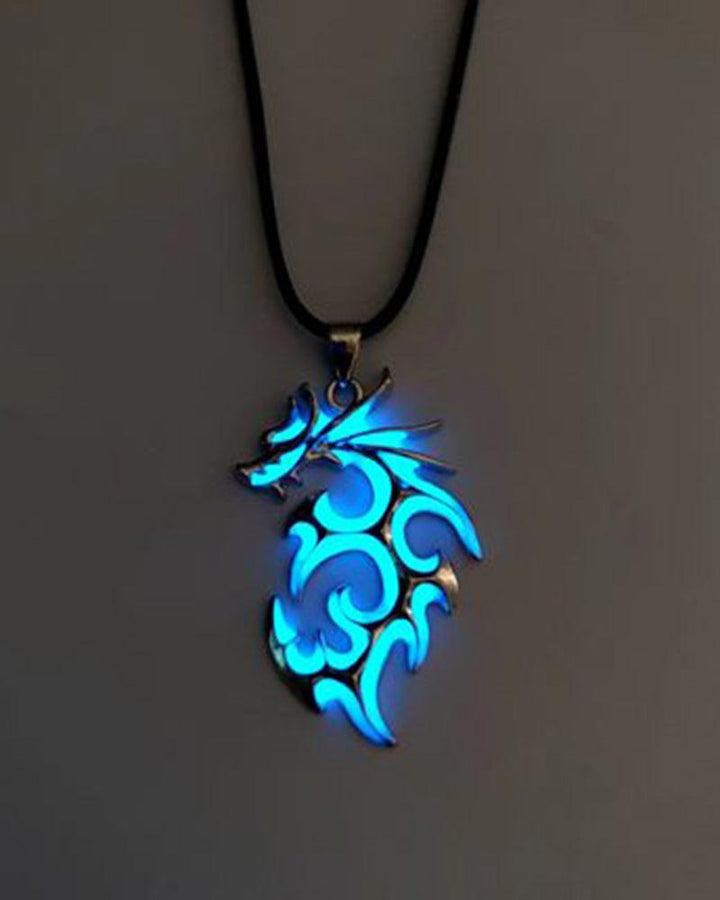 Midnight Glow Dragon Necklace - Techwear Official